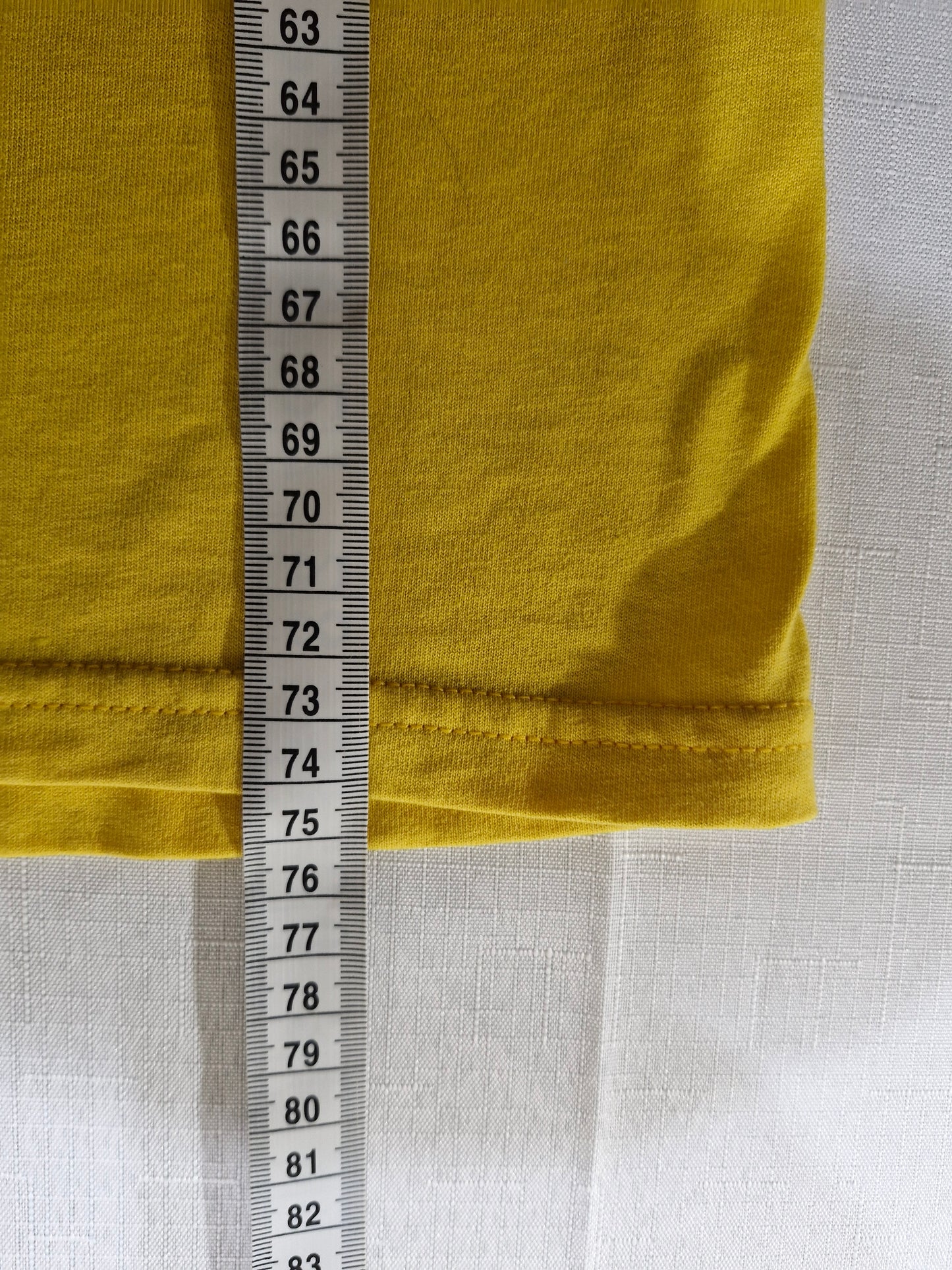 Nike Centre Logo Graphic T-Shirt - Yellow - Men's Large (Made in USA)