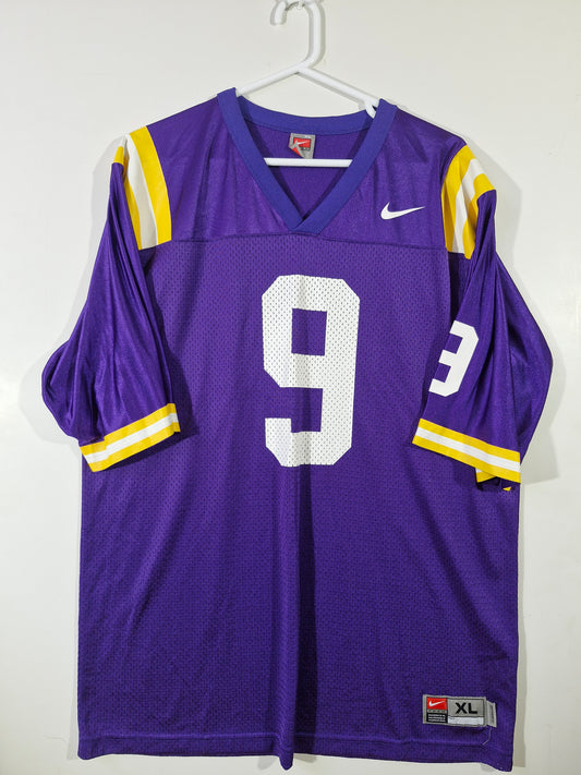 Nike Vintage Graphic T-Shirt - Purple & Gold Size - Men's Oversized XL