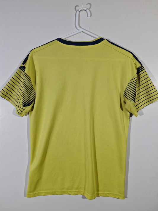 Adidas Vintage Graphic T-Shirt - Yellow & Black Size - Men's Medium