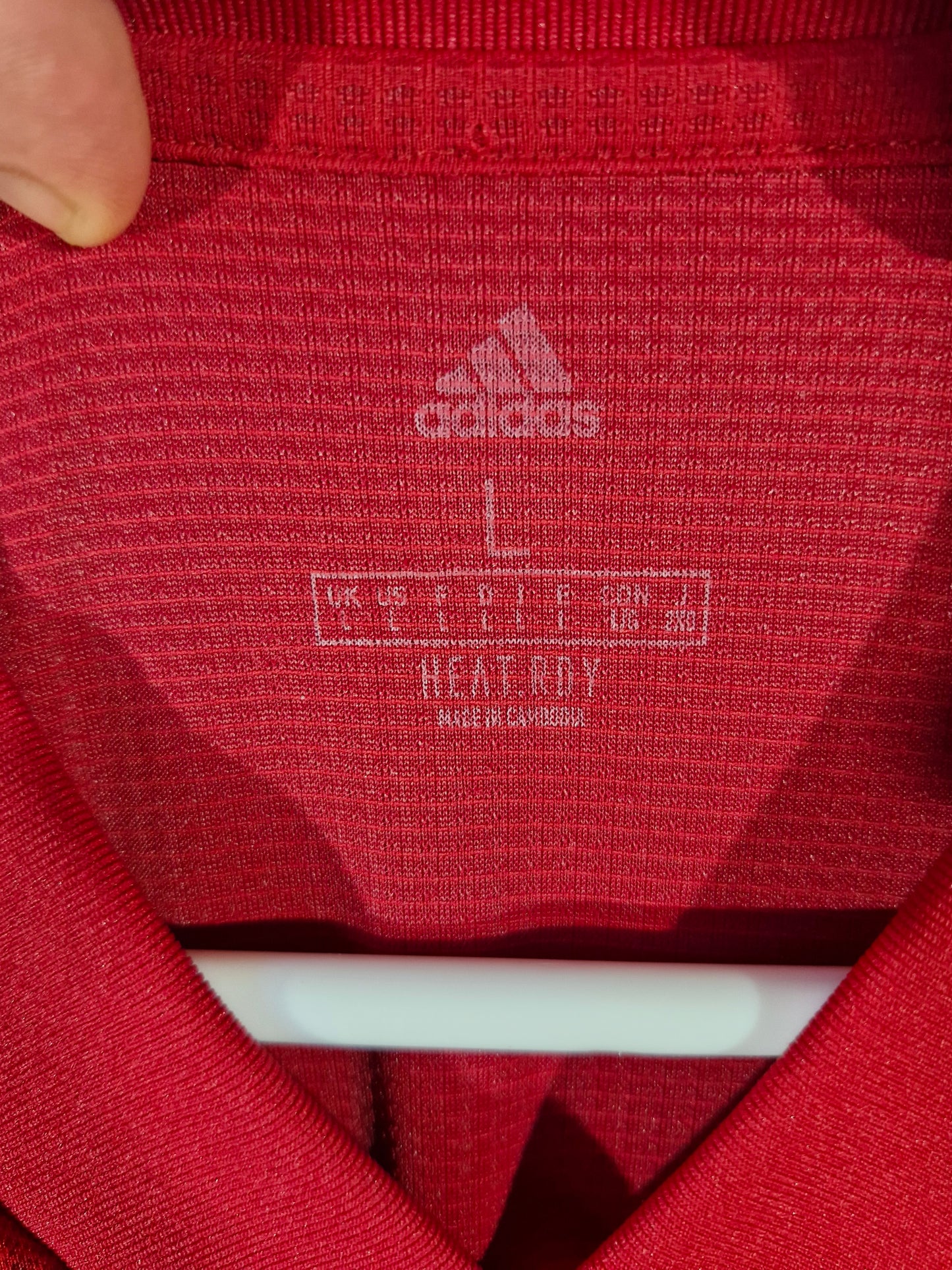 Adidas Vintage Graphic T-Shirt - Red & Yellow Size - Men's Large