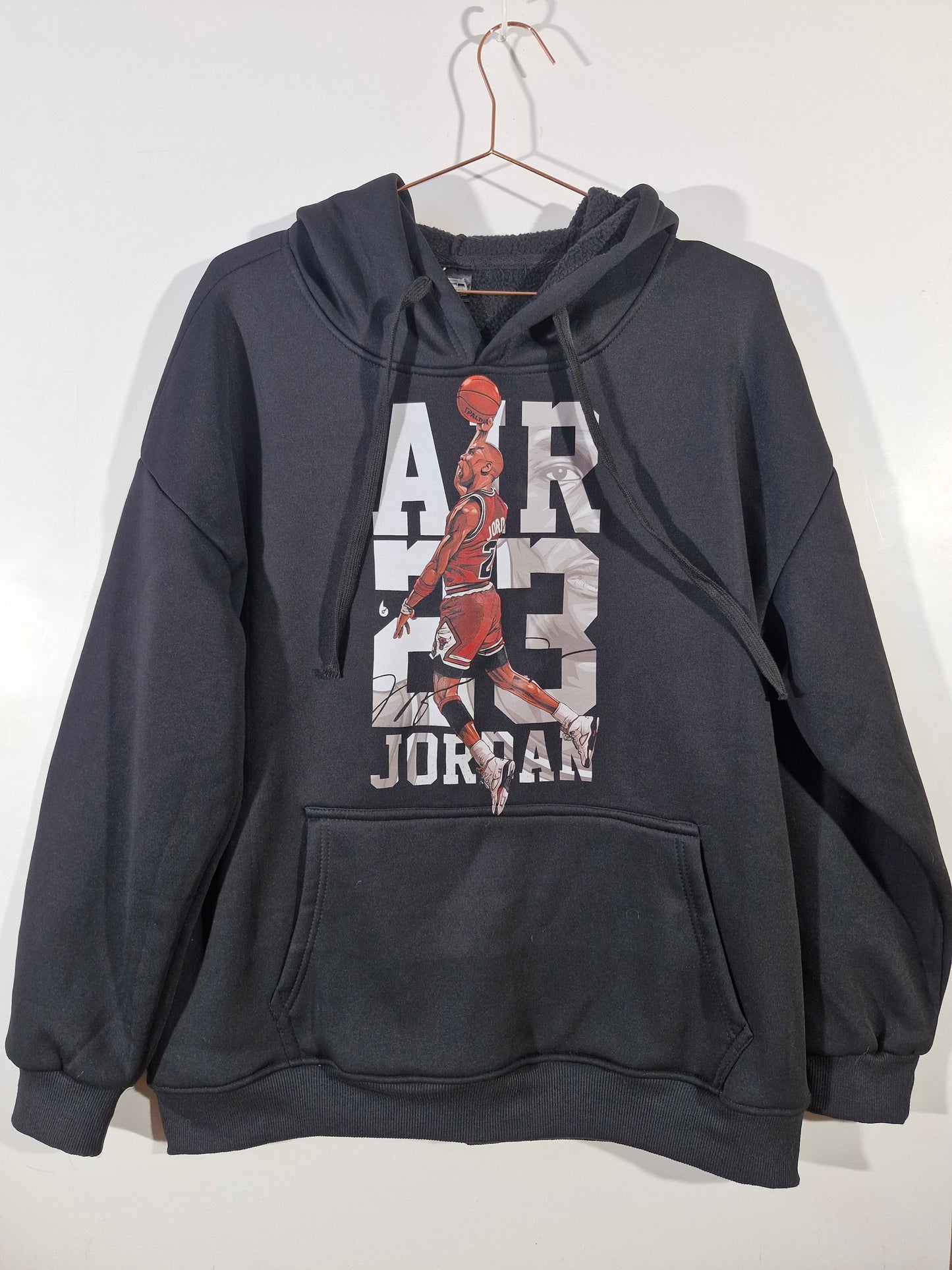 Surfing Team Michael Jordan Graphic Hoodie - Black - Size Men's XXL