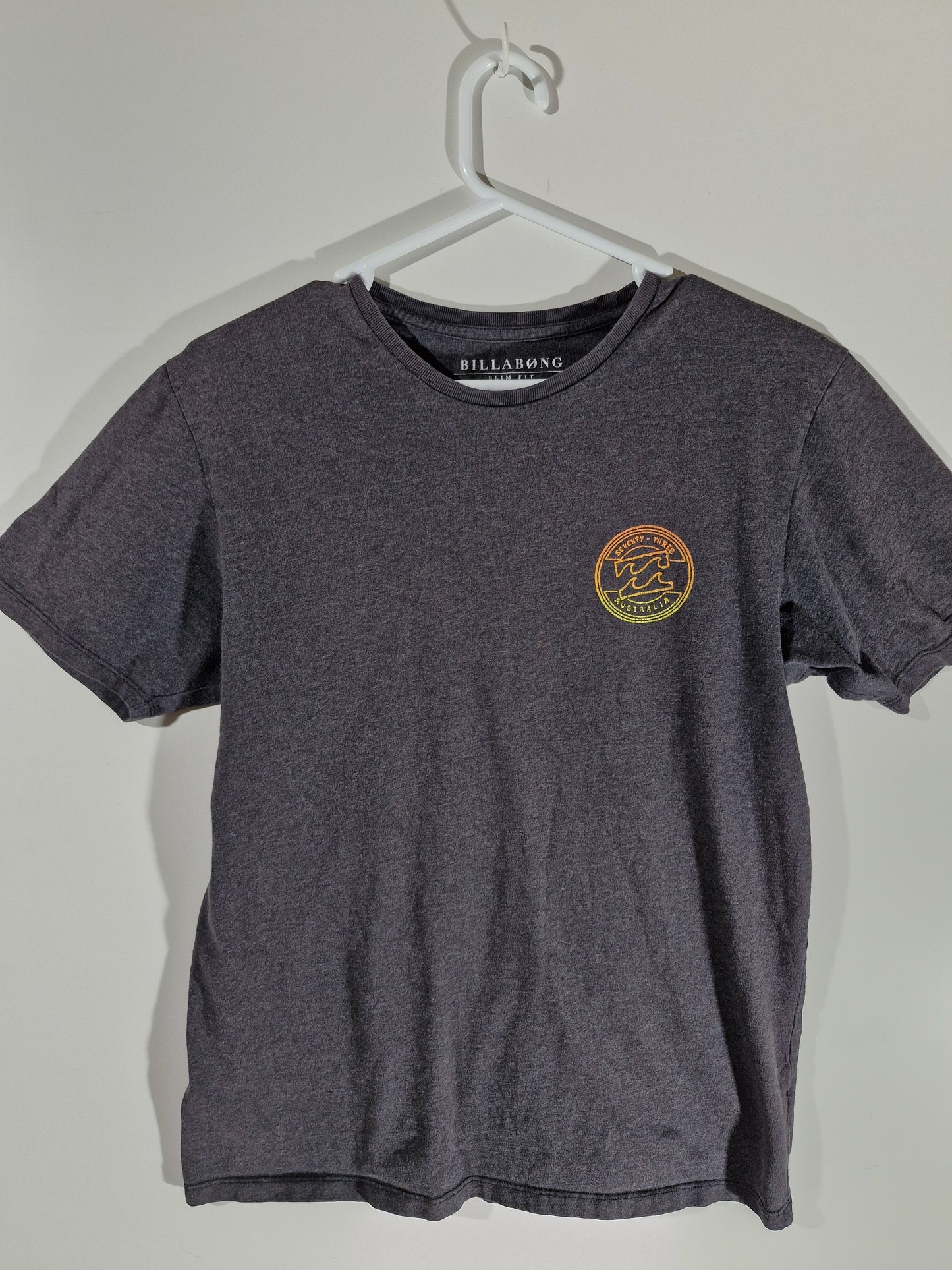 Billabong Vintage Graphic T-Shirt - Grey Size - Men's Large
