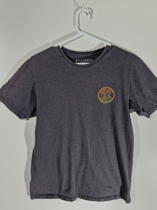 Billabong Vintage Graphic T-Shirt - Grey Size - Men's Large