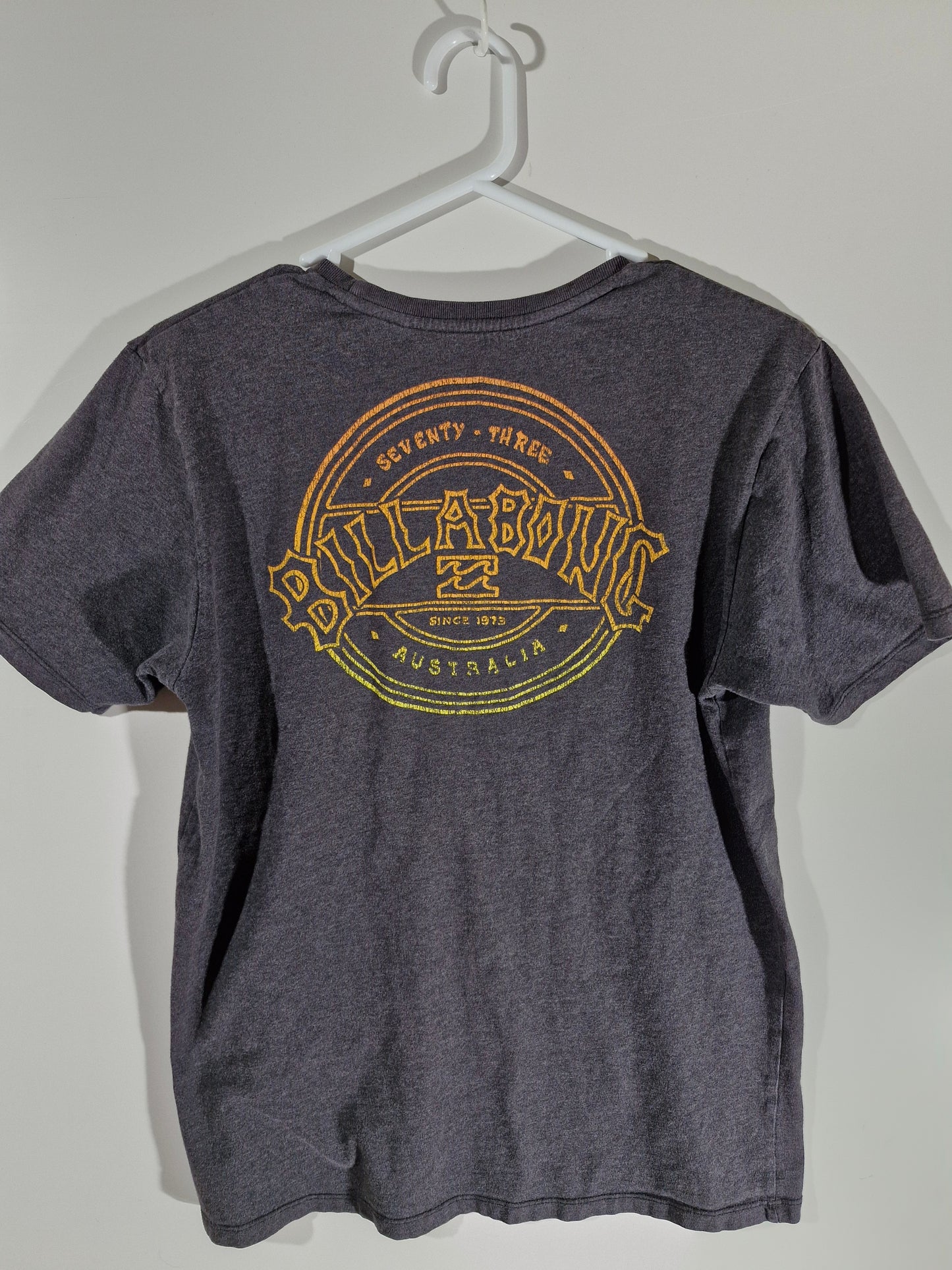 Billabong Vintage Graphic T-Shirt - Grey Size - Men's Large