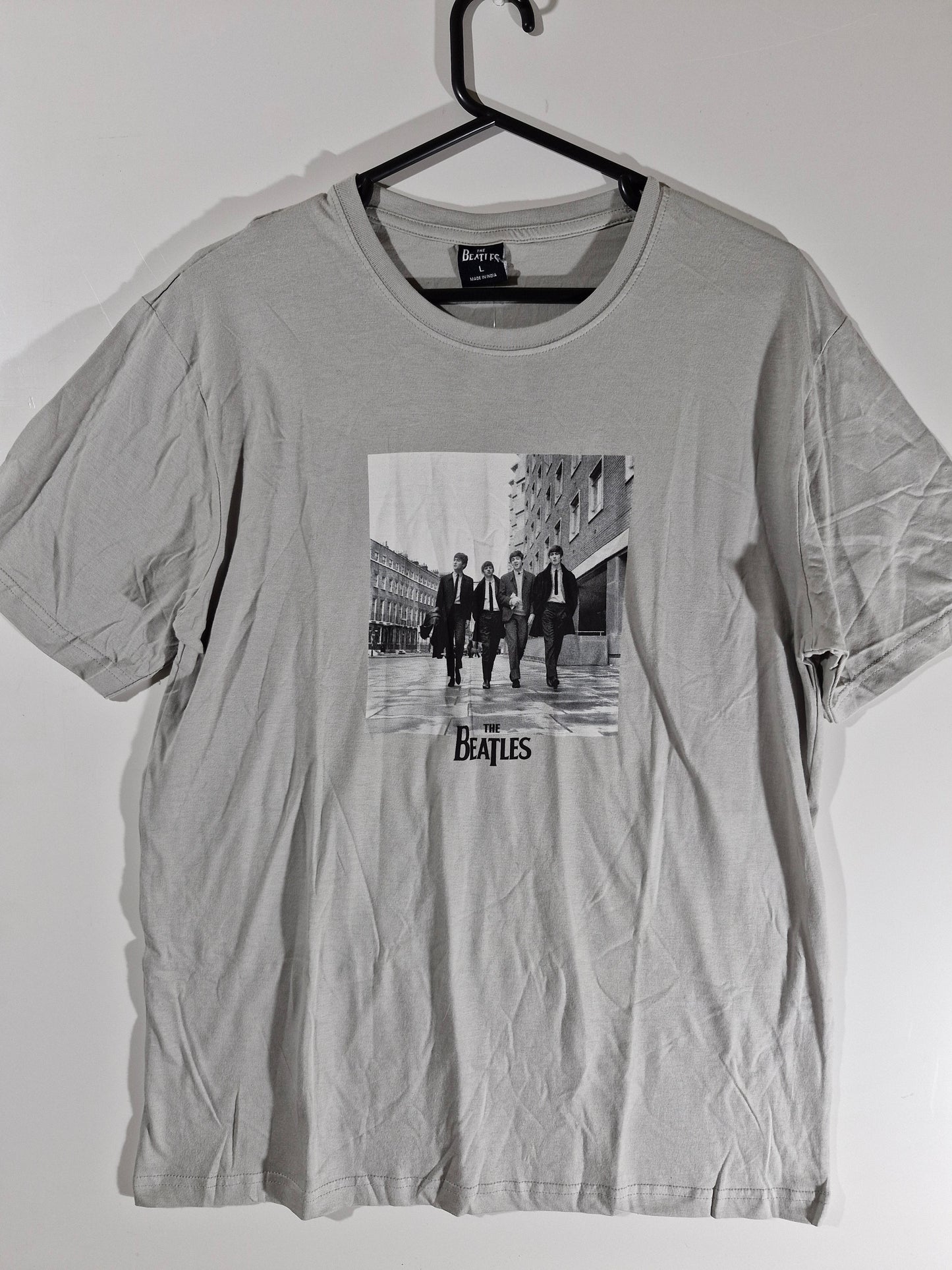 The Beatles Graphic T-Shirt - Grey Size - Men's Large