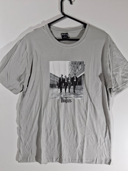 The Beatles Graphic T-Shirt - Grey Size - Men's Large