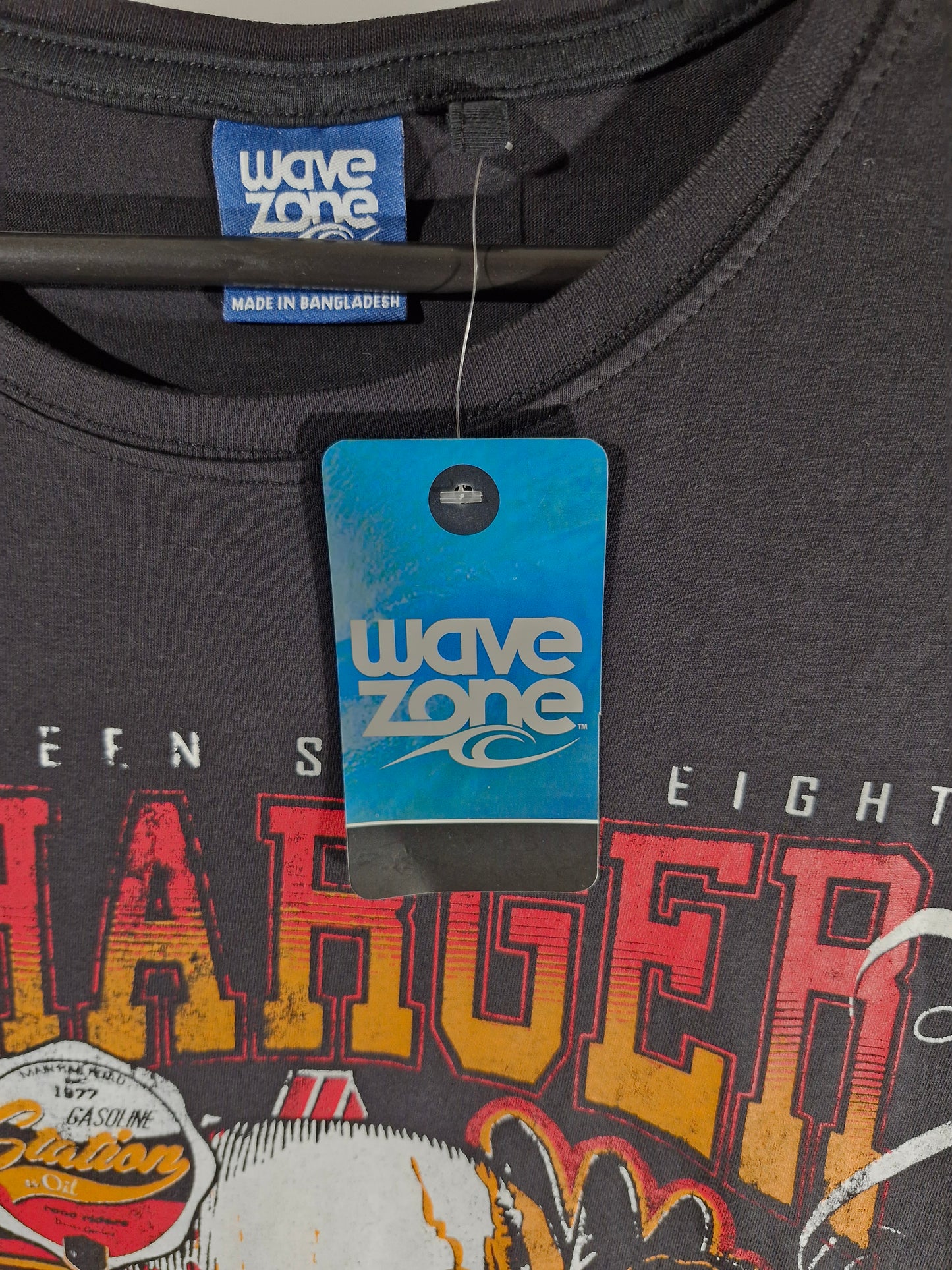 Wave Zone Graphic T-Shirt - Black Size - Men's Large
