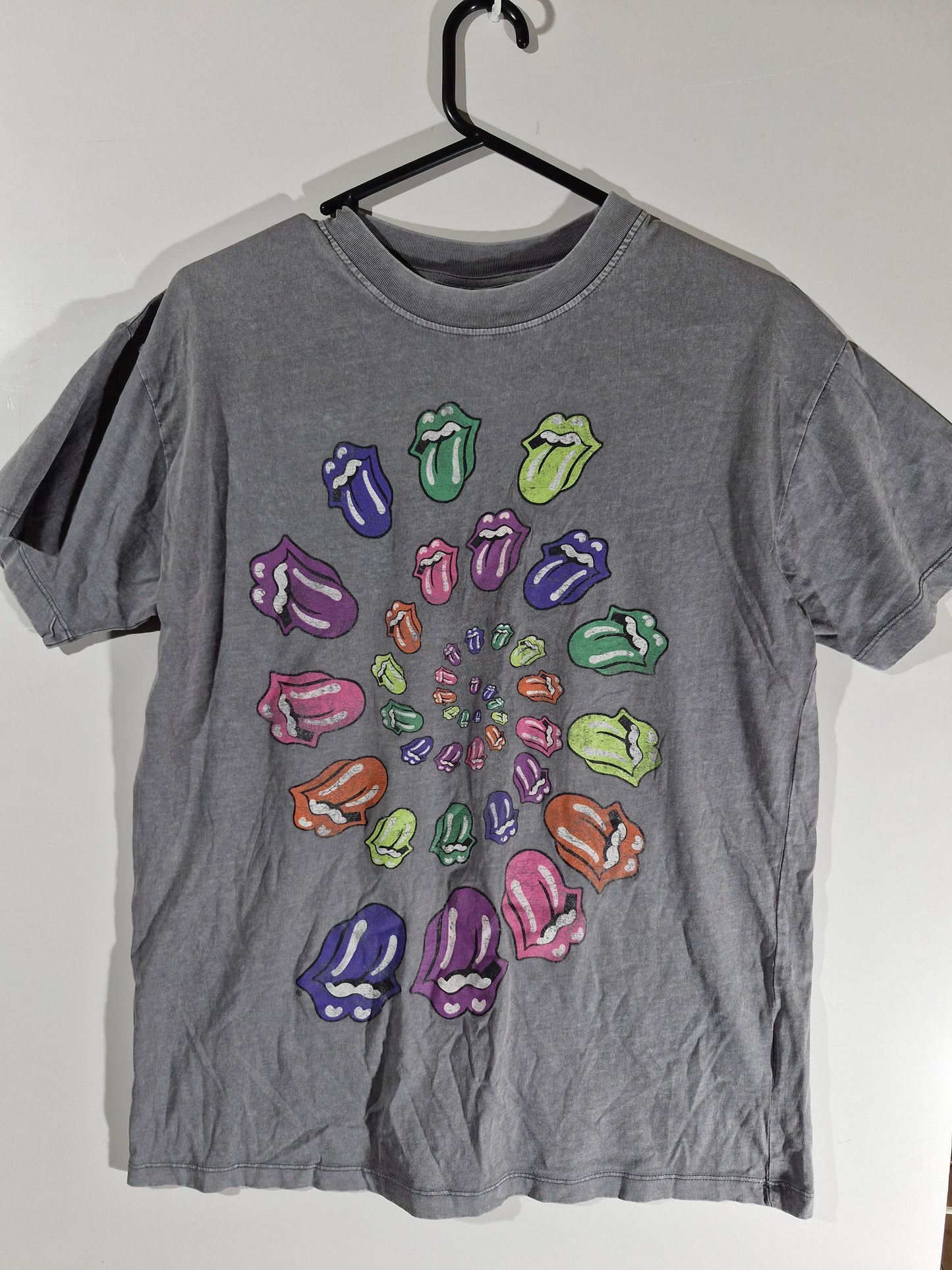 The Rolling Stones Graphic T-Shirt - Grey Size - Men's XS