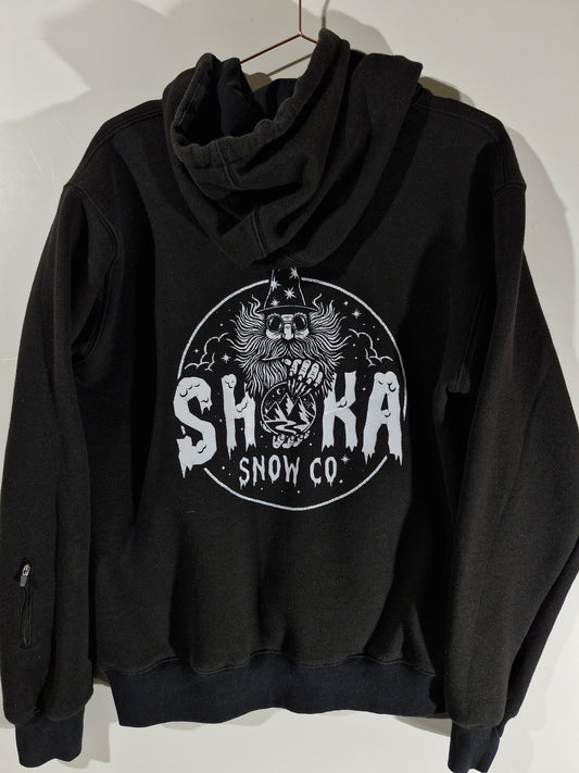 Shaka Snow Co. Blizzard Wizzard Hoodie - Black - Size Men's Small
