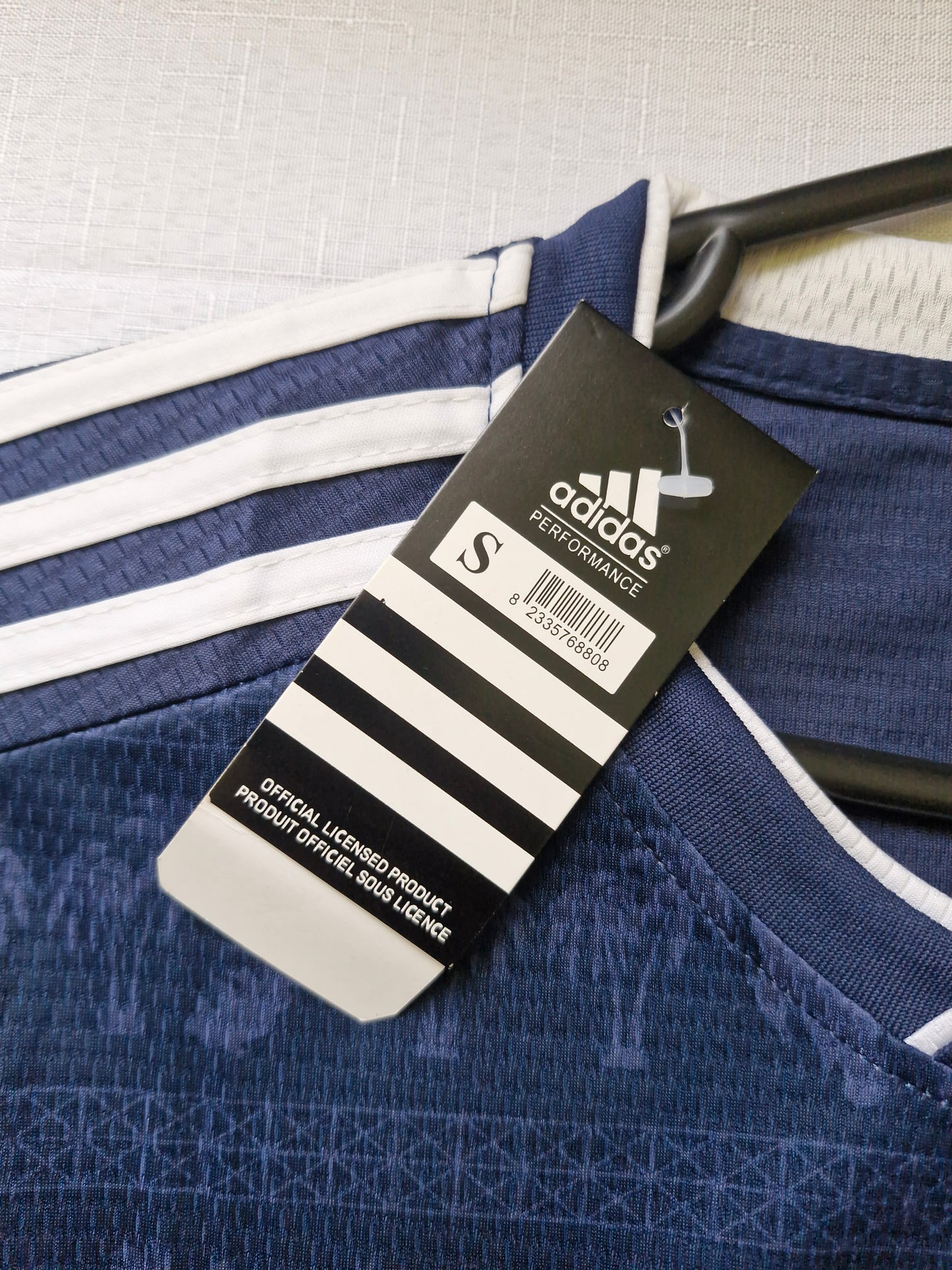 Adidas Zanzibar Support Graphic T-Shirt - Blue &amp; White - Size Men's Small