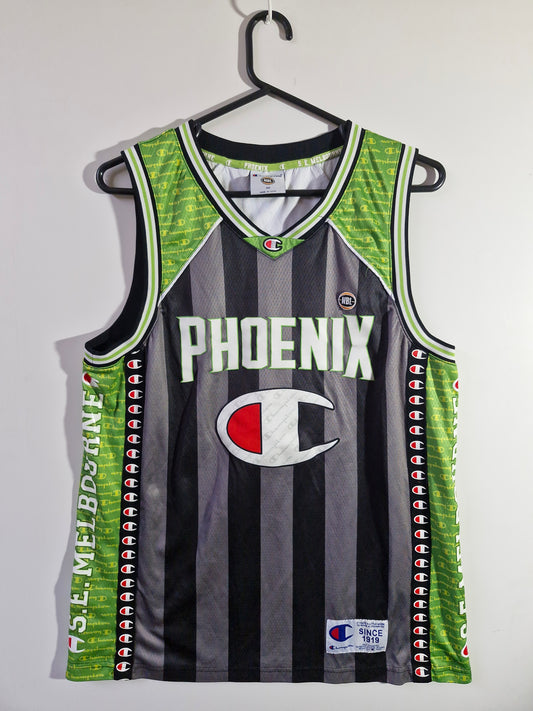 Champion Phoenix Support Jersey - Green & Grey - Size Men's Medium