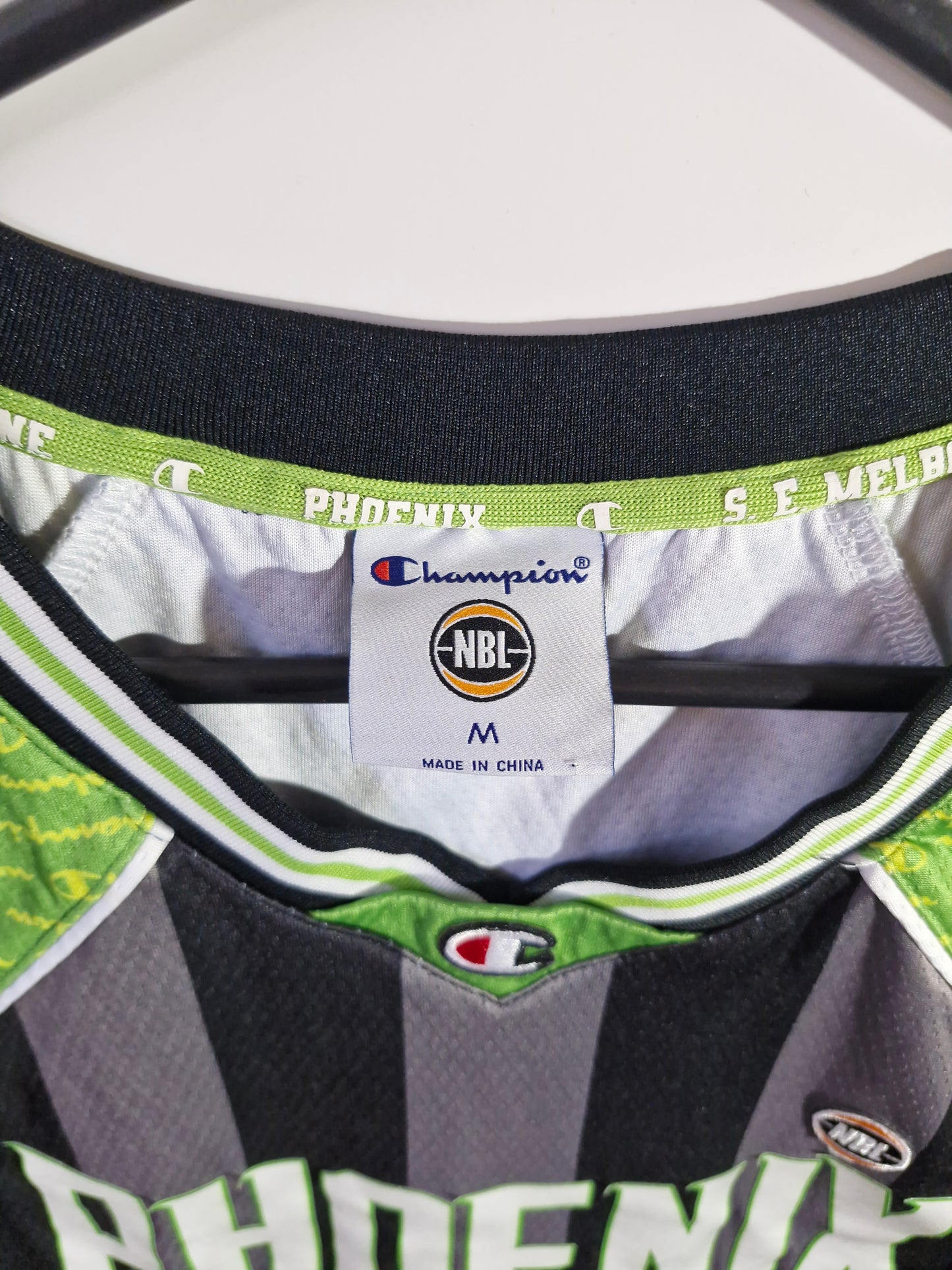 Champion Phoenix Support Jersey - Green & Grey - Size Men's Medium